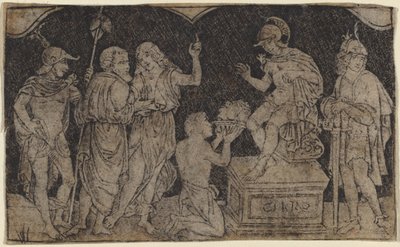 Artaxerxès recevant la tête de Cyrus - Peregrino da Cesena