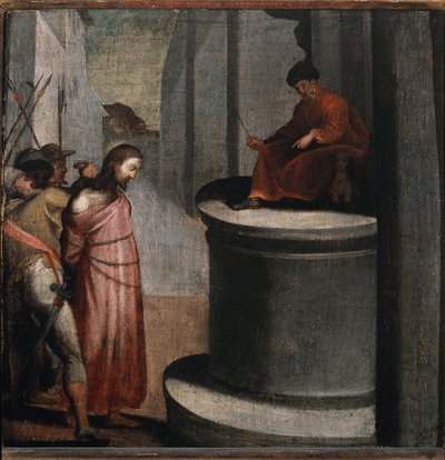 Passion du Christ : Jésus et Ponce Pilate - Perino del Vaga