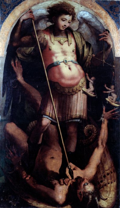 Saint Michel, panneau central - Perino del Vaga