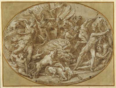 La Chasse au sanglier de Calydon - Perino del Vaga
