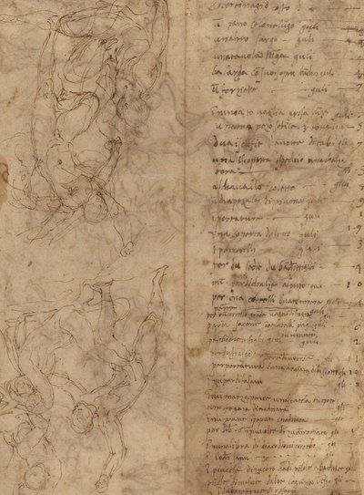 Études de figures [verso] - Perino del Vaga