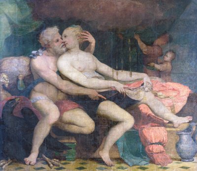 Jupiter et Danaé - Perino del Vaga