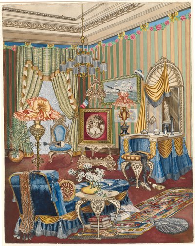 Boudoir, vers 1931 - Perkins Harnly