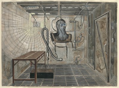 Chambre de sablage intérieur, 1935, c. 1947 - Perkins Harnly
