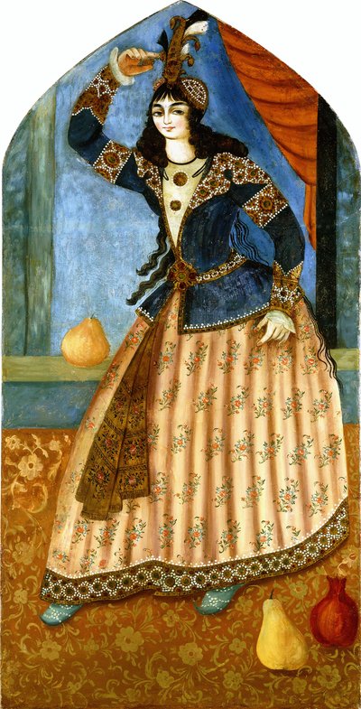 Une danseuse, c.1850-1900 - Persian School
