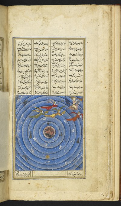 Le Prophète sur Burâq guidé par Jibrâ