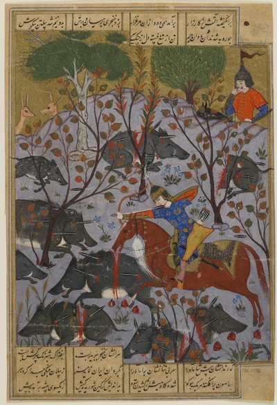 Bijan chasse les sangliers, d