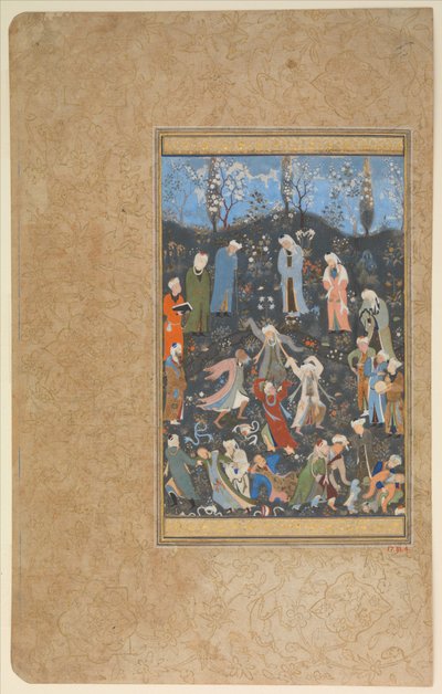 "Derviches dansants", Folio d