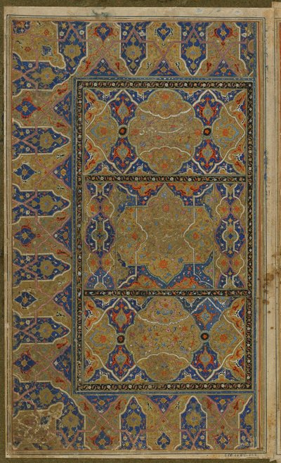 Double folio illuminé d
