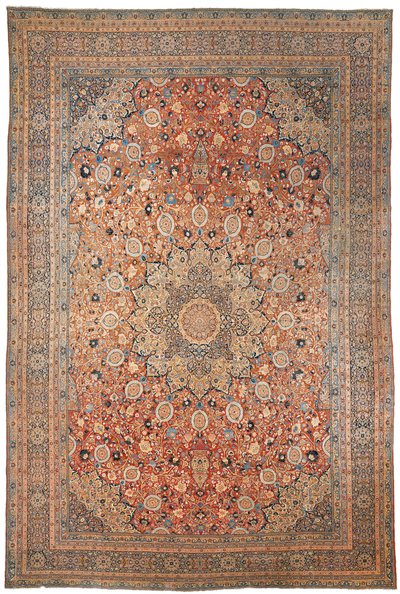Grand tapis de Tabriz, de design Ardebil, nord-ouest de la Perse - Persian School