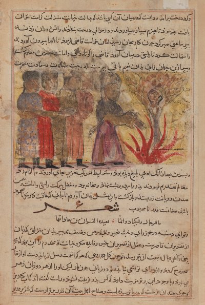 Peinture miniature de Kalila wa Dimna - Persian School