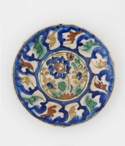 Assiette, peut-être Tabriz, Iran, période safavide, fin XVIe-début XVIIe siècle - Persian School