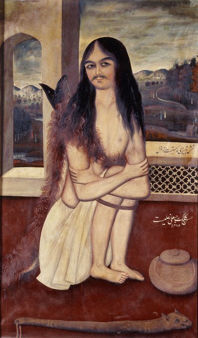 Portrait de Shamsi Tabrizi, le Derviche, vers 1840-1 - Persian School