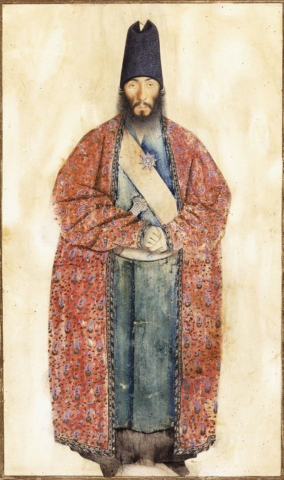 Portrait du défunt Sam Khan Ilkhani, XIXe siècle - Persian School
