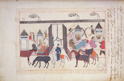Arrêt au caravansérail - Persian School