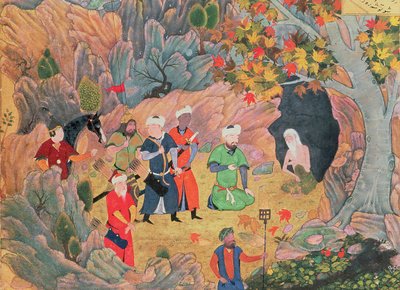 Le sultan Iskandar rend visite à un ermite, du 