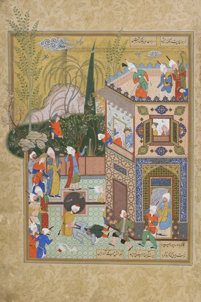 Le vieil amant volage est renversé du toit, folio d