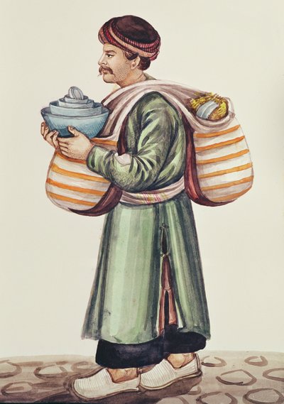 Le marchand de céramique - Persian School