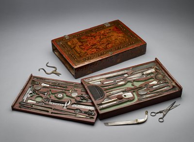 Trousse à outils représentant la Sainte Famille - Persian School