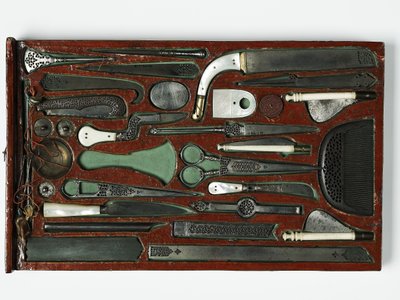 Trousse à outils représentant la Sainte Famille - Persian School