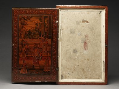 Trousse à outils représentant la Sainte Famille, c.1830 - Persian School
