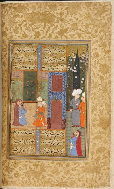 Jeune prince et un derviche, illustration de 
