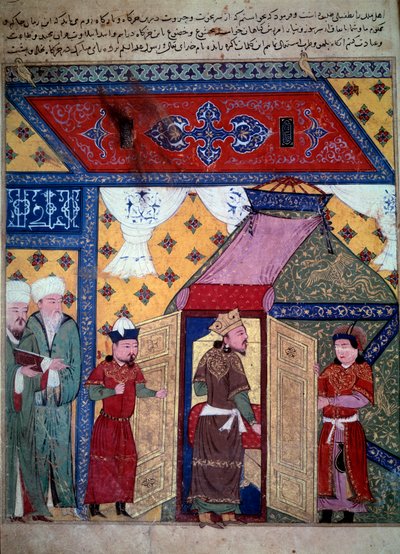 Le souverain Ghazan - Persian School
