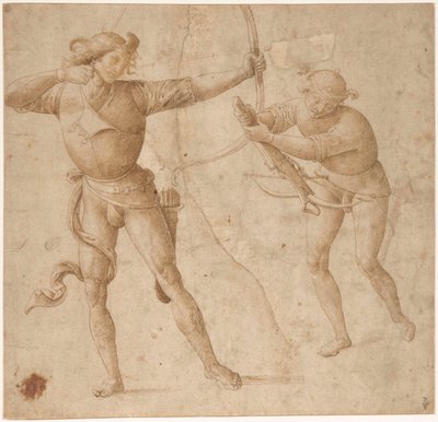Un archer et un arbalétrier - Perugino