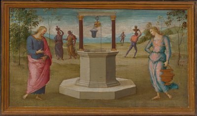 Le Christ et la femme de Samarie - Perugino