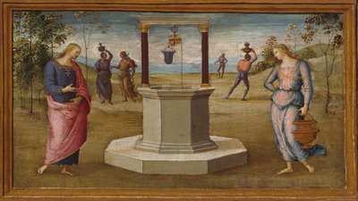 Le Christ et la femme de Samarie - Perugino