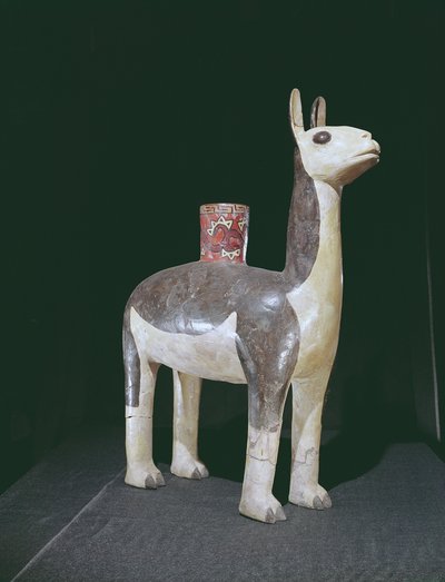Vase effigie de lama, culture Nazca - Peruvian School