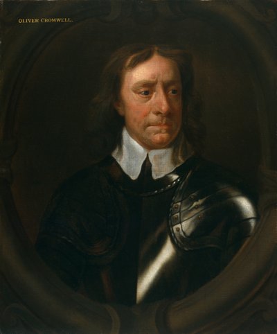 Oliver Cromwell (huile sur toile) - Peter (after) Lely