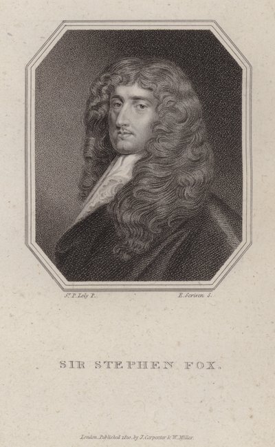 Sir Stephen Fox, homme politique anglais - Peter (after) Lely