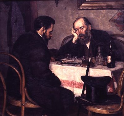 Deux amis se rencontrent - Peter Alexandrovich Nilus