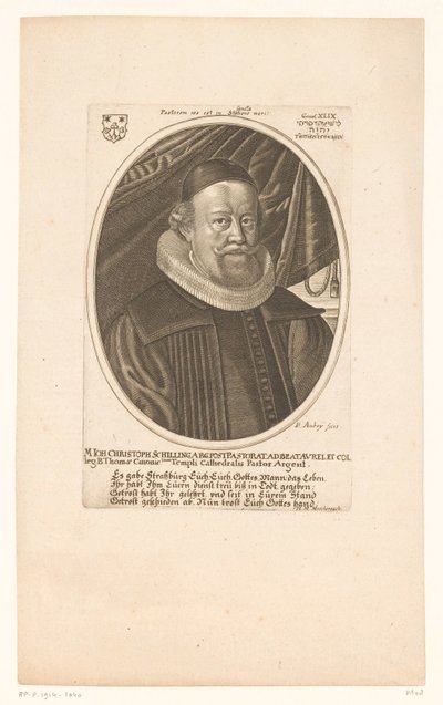 Portrait de Johann Christoph Schilling - Peter Aubry (II)