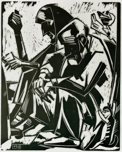 Couple de paysans (Mes parents) - Peter August Böckstiegel