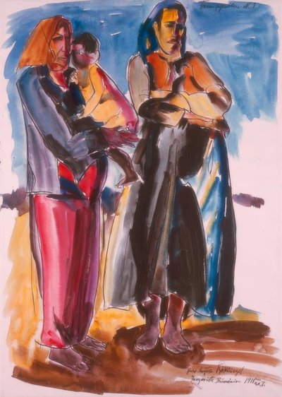 Figures féminines - Peter August Böckstiegel