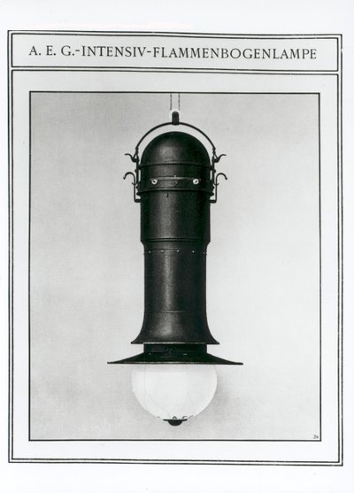 Lampe à arc intensif AEG - Peter Behrens