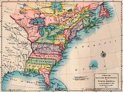 Carte des dominions britanniques d