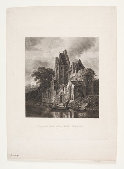 Ruines du château au bord d