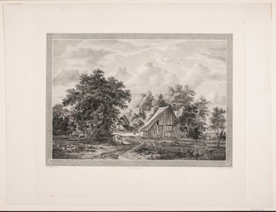 En bondegård - Peter Christian Schøler