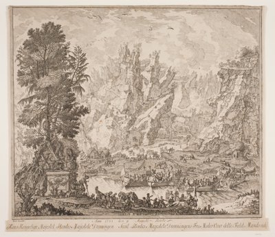 Anno 1733 le 9 août Sa Majesté Royale Sa Majesté la Reine ainsi que Sa Majesté la Reine Mère ont traversé ce champ Mandsseidet - Peter Cramer