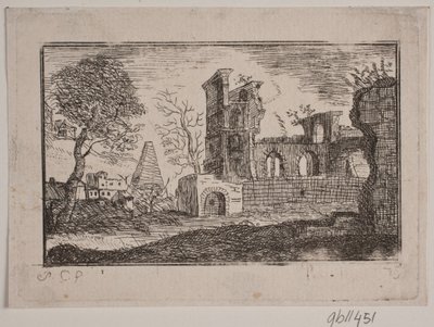 Une ruine antique - Peter Cramer