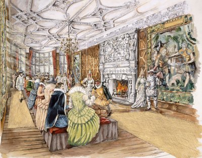 Château de Berry Pomeroy, vers 1600, vers 1990-2010 - Peter Dunn