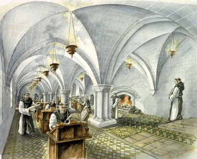 Abbaye de Rievaulx, 13ème siècle, vers 1990-2010 - Peter Dunn