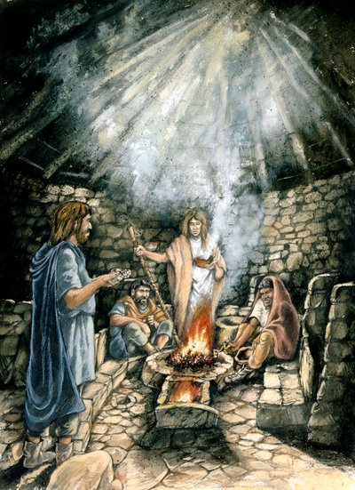 Sanctuaire à Nornour, îles Scilly, IIIe siècle - Peter Dunn