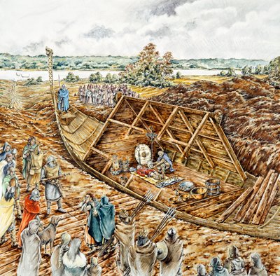 Sépulture de navire de Sutton Hoo, VIIe siècle, 1990-2010 - Peter Dunn