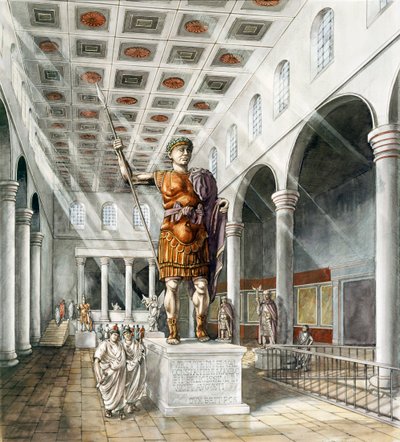 Basilique romaine de York, 3e siècle, vers 1990-2010 - Peter Dunn