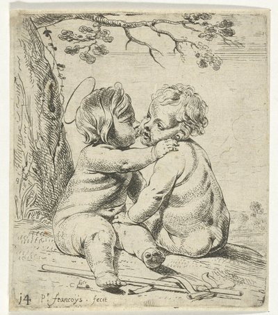 Christ et Jean-Baptiste enfants - Peter Franchoys