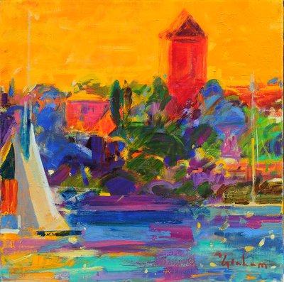 Baie de Cannes, 2021 - Peter Graham (Contemporary)